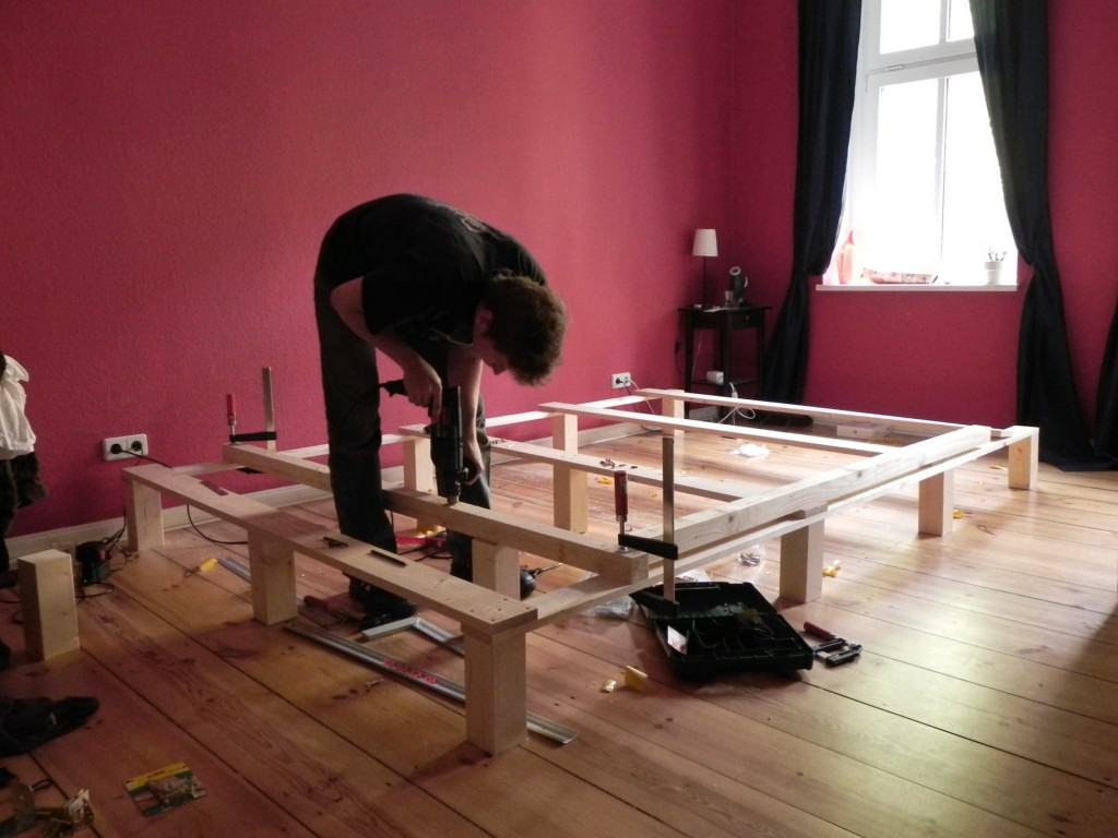 Bett selber bauen