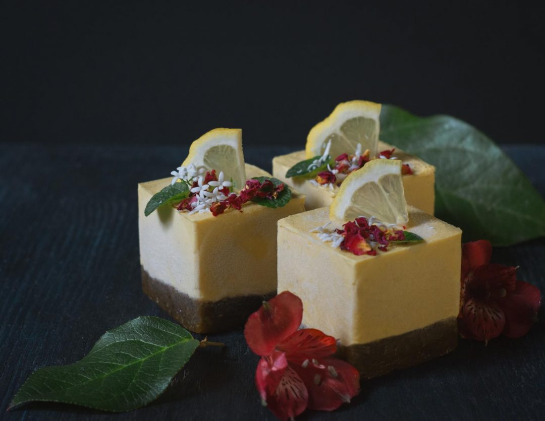 Tropical Mini Cheesecake Roh + Vegan