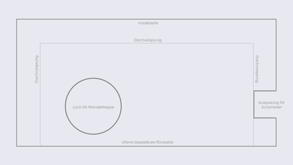 Bauplan Dach