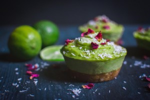 Avocado -Lime Cheesecake raw vegan